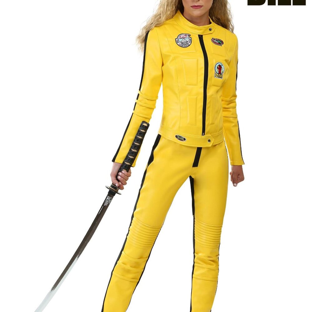 Womens' Kill Bill Beatrix Kiddo Halloween Costume NWT